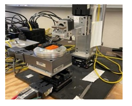Precision robotics equipment used in manufacturing and orthopedic surgery design